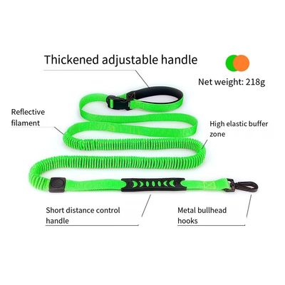 Custom Multi Functional Pet Leash Hands Free Dog Leash And Collars Set With Poop Bag