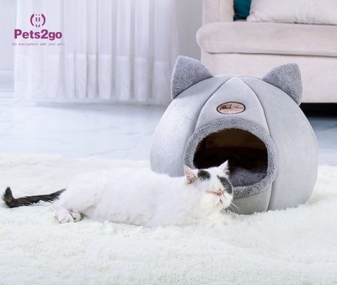 Cat House Shaped Hand Wash 40*40CM Pet Bed Mat