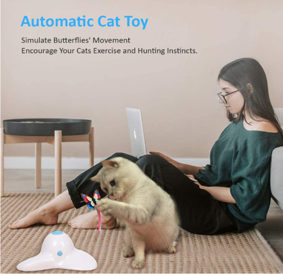 Exercise Electric Interactive Butterfly Flutter Rotating Kitten Toys