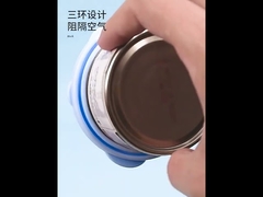 Circle Shape Silicone Cat Food Can Lids With Spoon